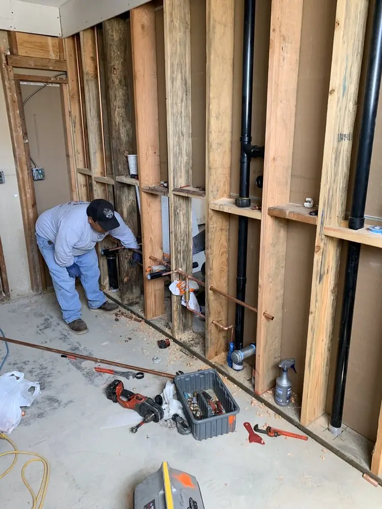 Commercial rough-in plumbing for Gas Line Repair in Chester